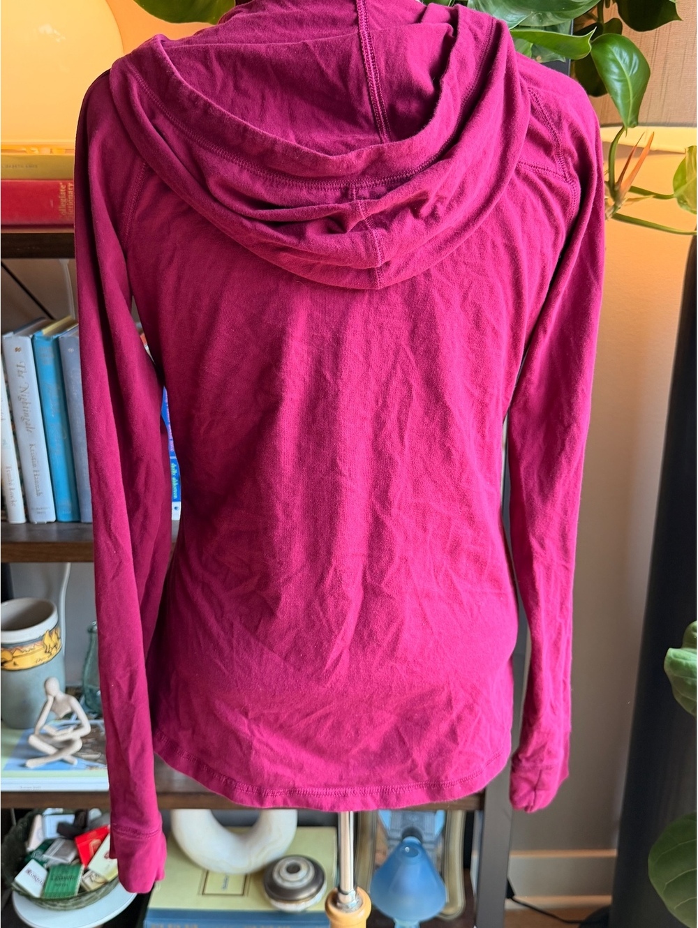 Tek Gear Essential Gear Medium Fuchsia Zip-Up Hoodie Jacket - Picture 2 of 3